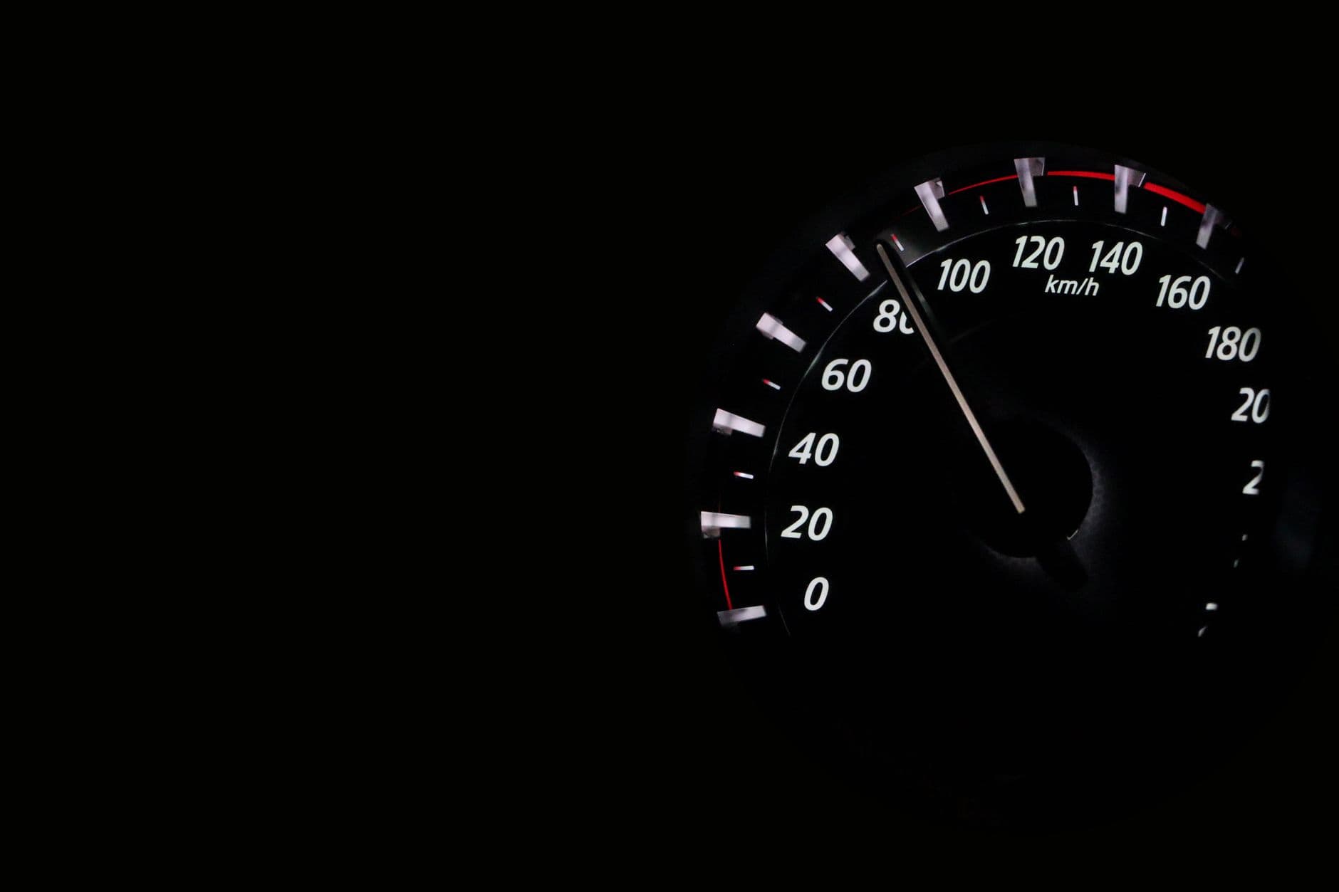 A speedometer standing in for a website performance test